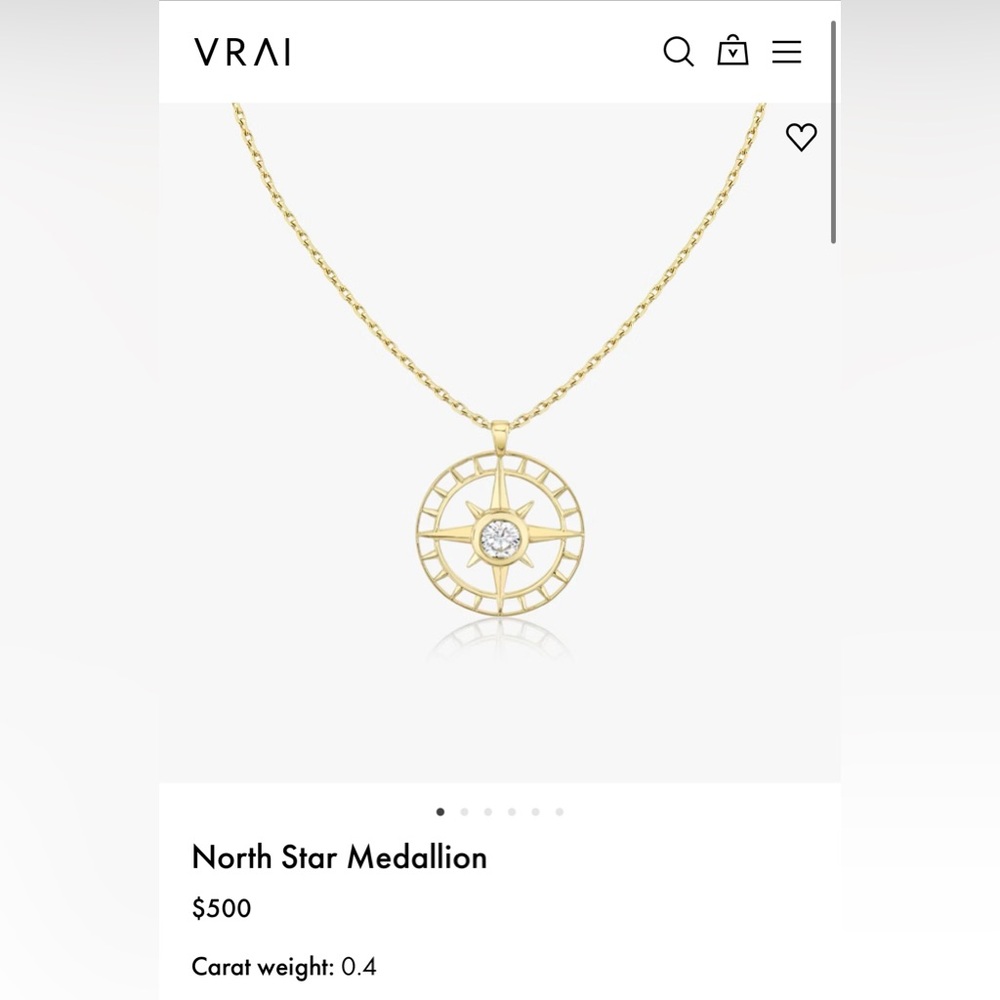 Vrai North Star Medallion NEW